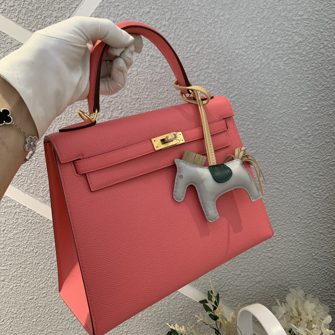 에르메스 켈리백25 립스틱 금장 앱송